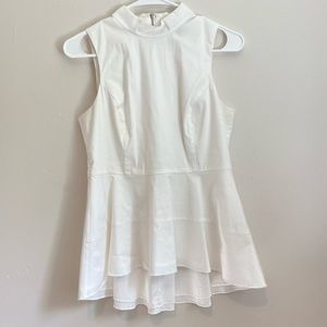 White House Black Market White Dress 8p